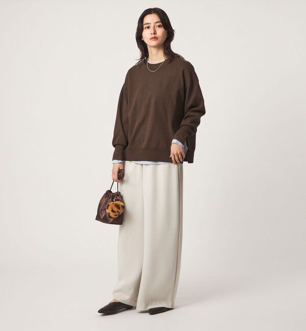UNITED ARROWS green label relaxing「クルーネック ニット プルオーバー ウォッシャブル」|ニット・セーター|