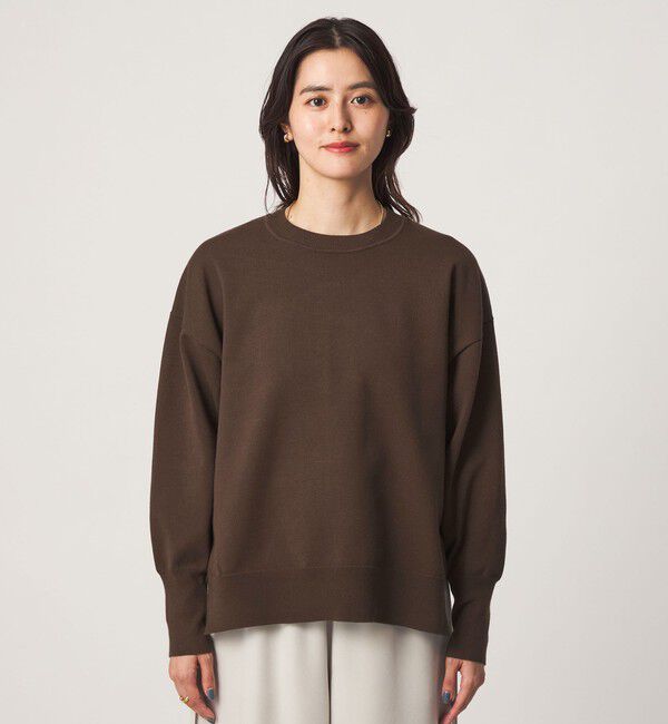 UNITED ARROWS green label relaxing「クルーネック ニット プルオーバー ウォッシャブル」|ニット・セーター|