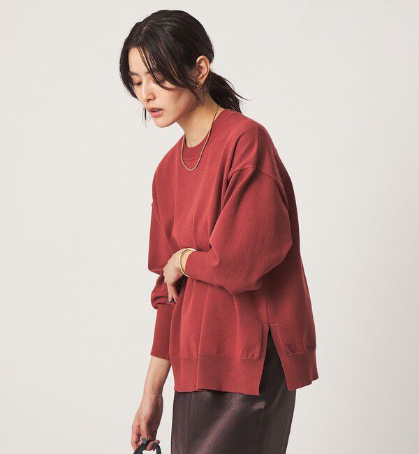 UNITED ARROWS green label relaxing「クルーネック ニット プルオーバー ウォッシャブル」|ニット・セーター|