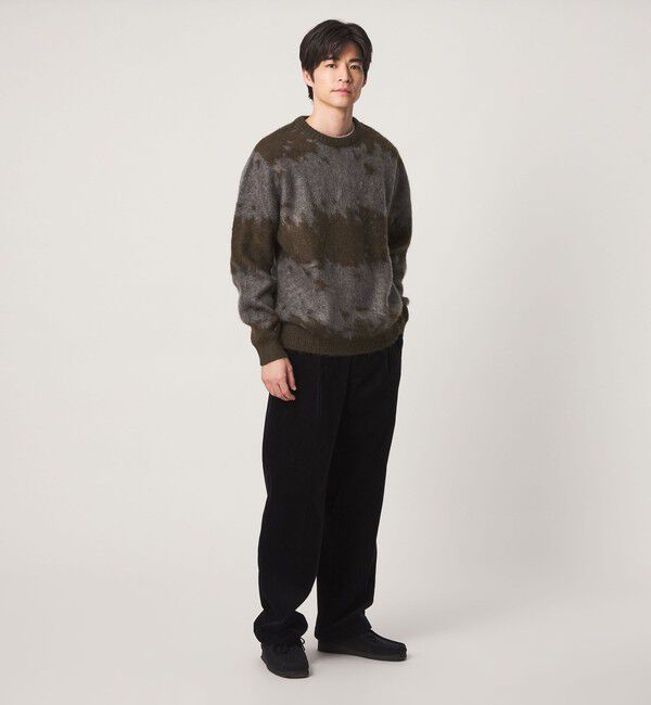 UNITED ARROWS green label relaxing「＜GRAMICCI＞スプラッター クルーネック ニット」|ニット・セーター|