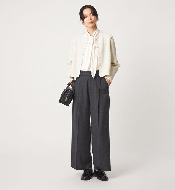 UNITED ARROWS green label relaxing「フクレ ジャガード カットソー ジャケット」|カーディガン|