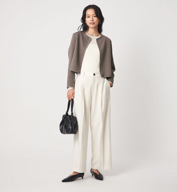 UNITED ARROWS green label relaxing「フクレ ジャガード カットソー ジャケット」|カーディガン|