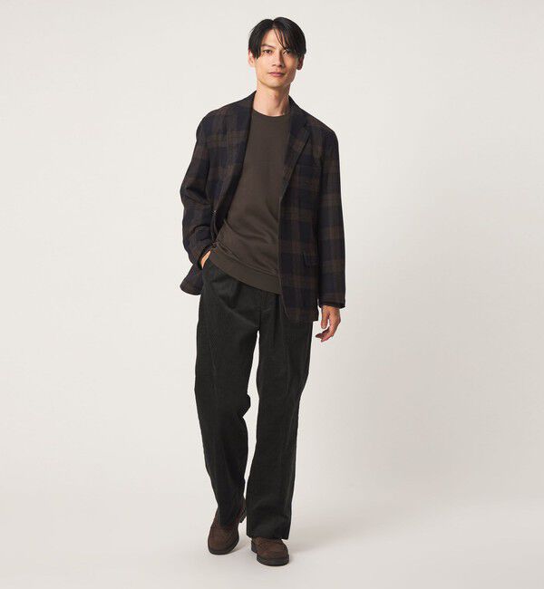 UNITED ARROWS green label relaxing「L/A ダンボール ビズ クルーネック カットソー」|Tシャツ・カットソー|