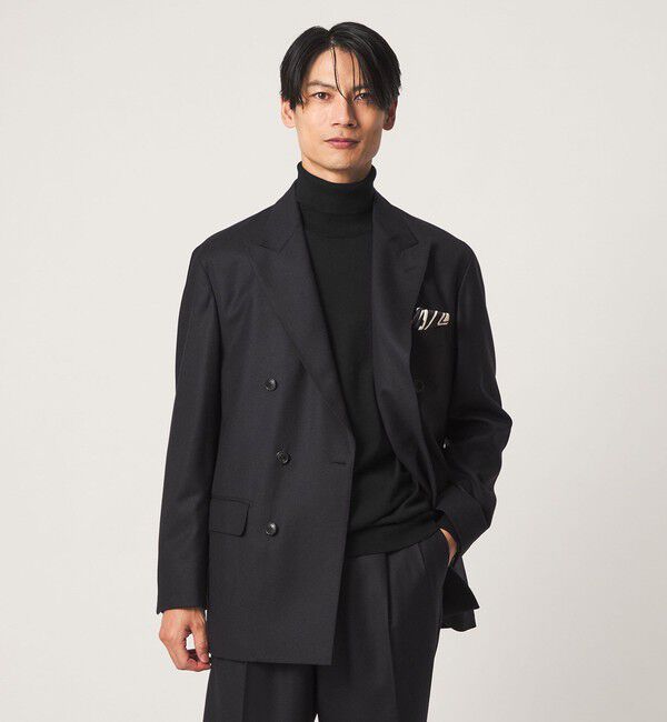UNITED ARROWS green label relaxing「SUPER 120S ハイゲージ タートルネック ニット」|ニット・セーター|