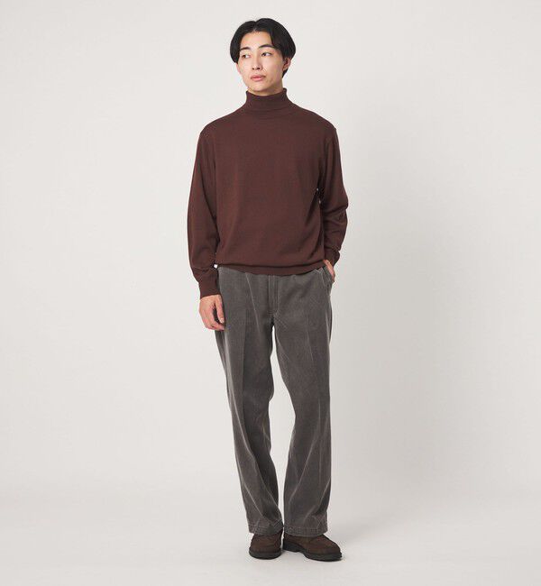 UNITED ARROWS green label relaxing「SUPER 120S ハイゲージ タートルネック ニット」|ニット・セーター|