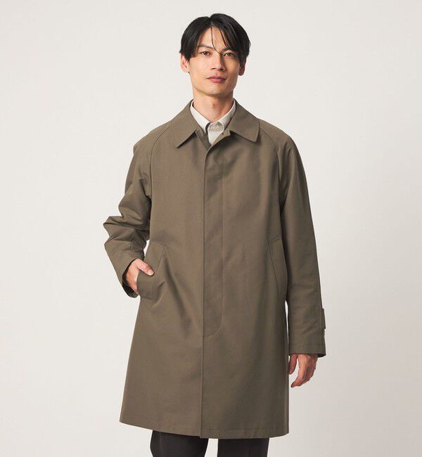 UNITED ARROWS green label relaxing「A+ ポリエステル ミノテック 2WAY バルカラー ステンカラーコート -撥水・防風・保温-」|ステンカラーコート|