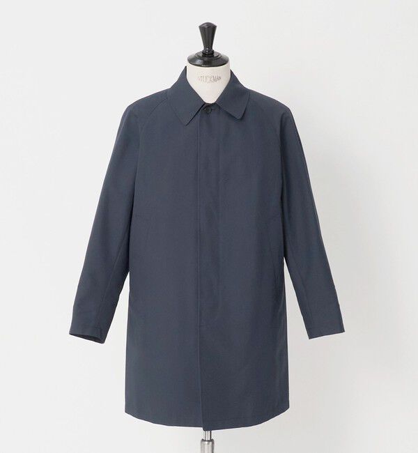 UNITED ARROWS green label relaxing「A+ ポリエステル ミノテック 2WAY バルカラー ステンカラーコート -撥水・防風・保温-」|ステンカラーコート|