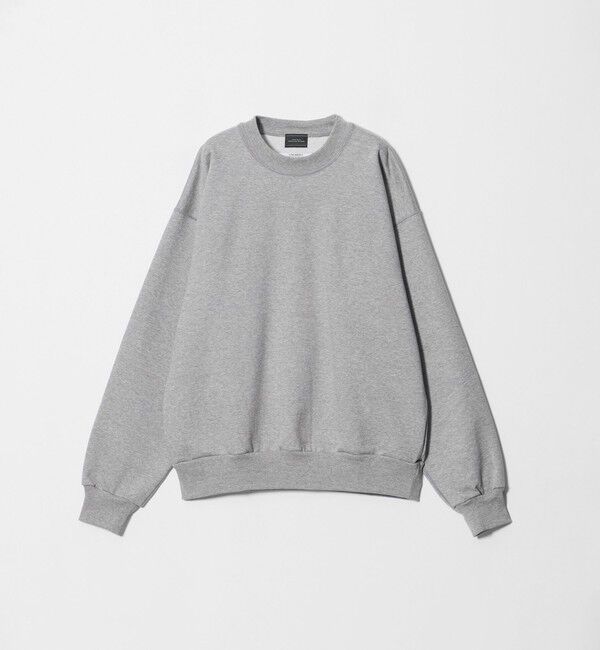 UNITED ARROWS green label relaxing「FINE BASIC ヘビー ハイゲージ クルーネック スウェット」|スウェット・ジャージ|LT.GRAY