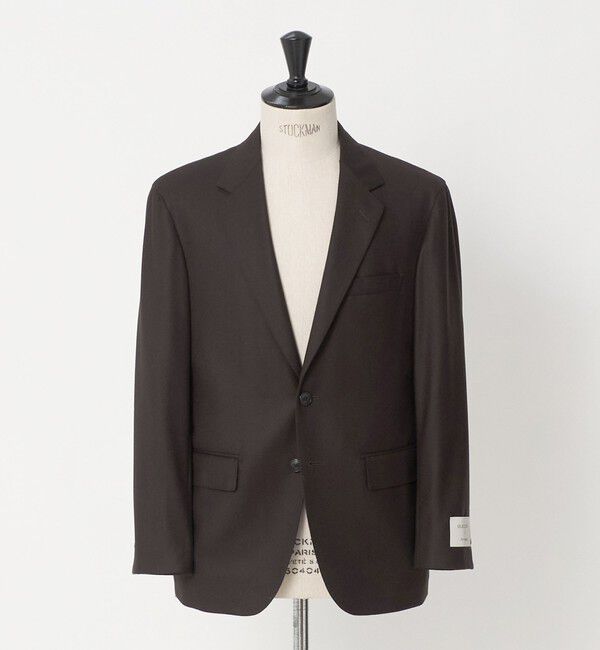 UNITED ARROWS green label relaxing「GLR CLOTH フラノ 2B R/RG セットアップジャケット」|テーラードジャケット|