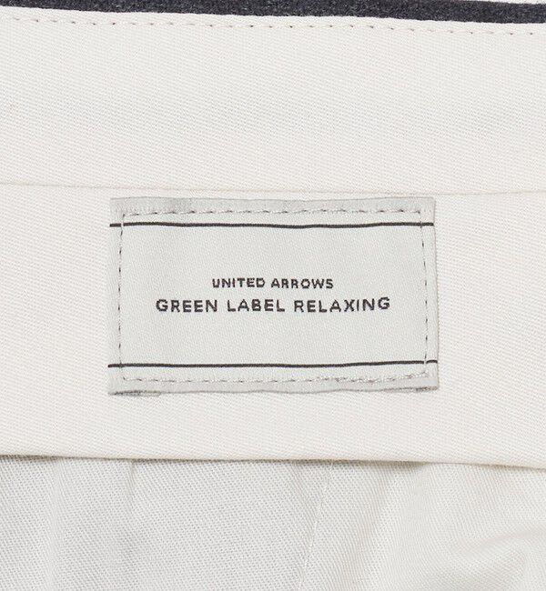 UNITED ARROWS green label relaxing「GLR CLOTH フラノ RLX/RG 2プリーツ スラックス セットアップパンツ」|スラックス|