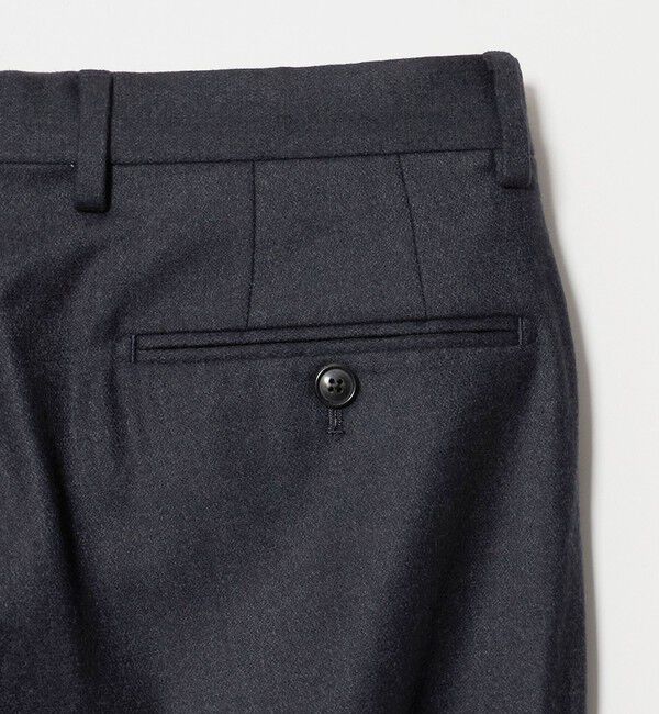 UNITED ARROWS green label relaxing「GLR CLOTH フラノ RLX/RG 2プリーツ スラックス セットアップパンツ」|スラックス|