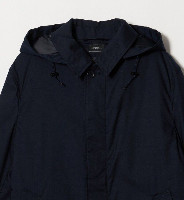 UNITED ARROWS green label relaxing「ルミレットウール TAION 3WAY フード バルカラー コート -撥水・防風-」|ステンカラーコート|