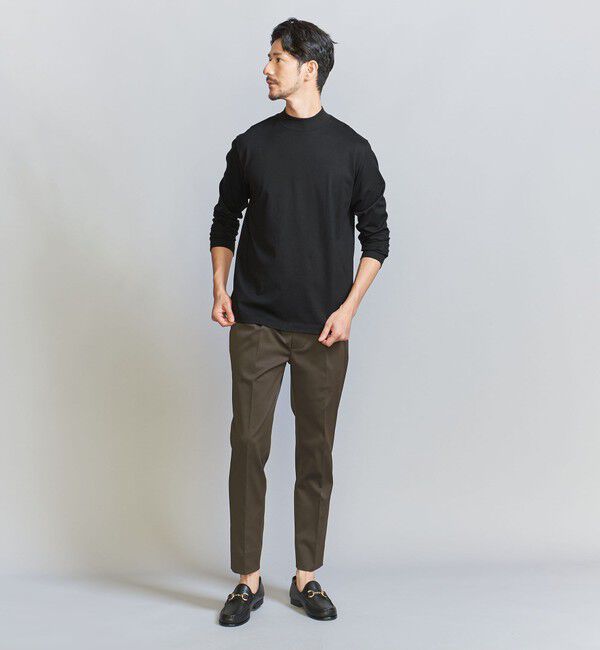 BEAUTY&YOUTH UNITED ARROWS「【WEB限定 WARDROBE SMART】クリア ガスコットン モックネック カットソー【抗菌・防臭】」|Tシャツ・カットソー|