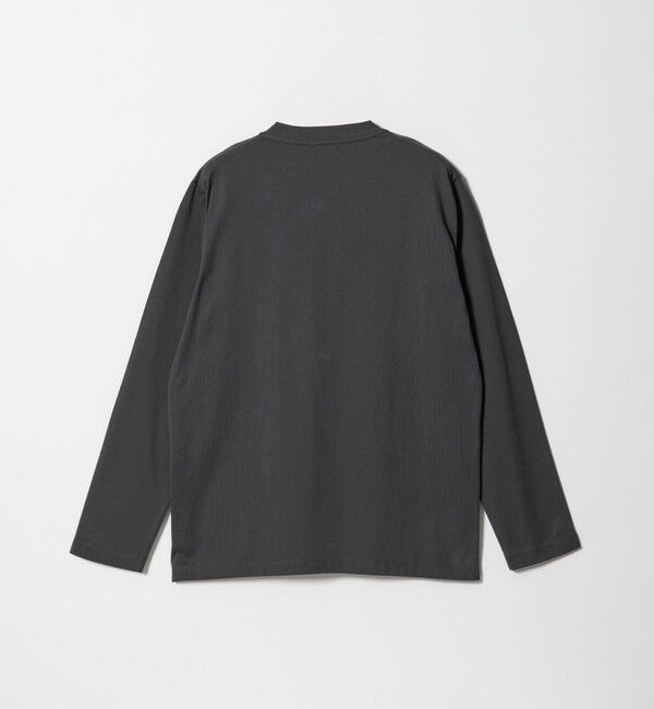 BEAUTY&YOUTH UNITED ARROWS「【WEB限定 WARDROBE SMART】クリア ガスコットン ヘンリーネック カットソー【抗菌・防臭】」|Tシャツ・カットソー|