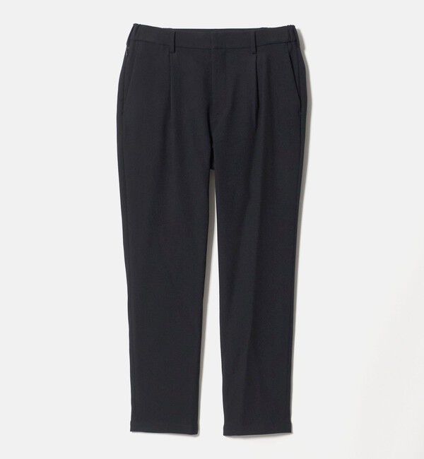 BEAUTY&YOUTH UNITED ARROWS「リサイクル ポリエステル 1プリーツ テーパード パンツ NO.3 セットアップ対応 ヨコストレッチ ウォッシャ」|チノ|