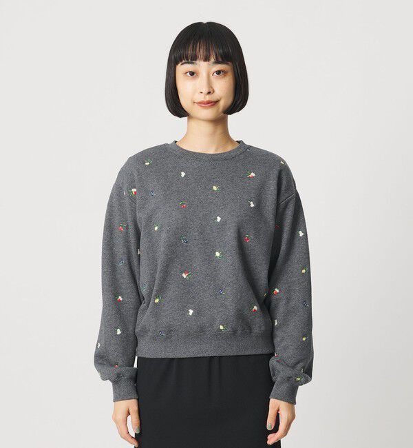 BEAUTY&YOUTH UNITED ARROWS「コットン エンブロイダリー スウェット プルオーバー」|スウェット・ジャージ|