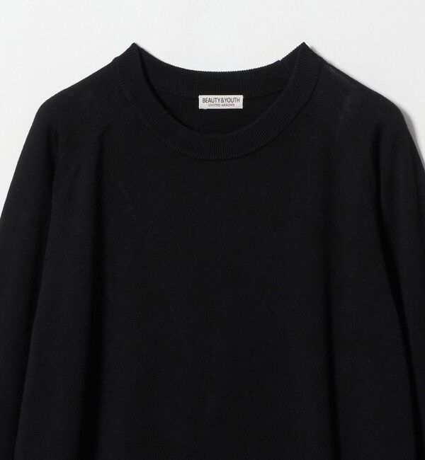 BEAUTY&YOUTH UNITED ARROWS「SUPER130 ウール クルーネック ニット ウォッシャブル」|ニット・セーター|