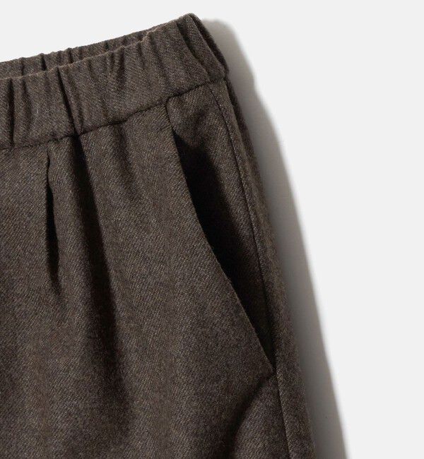 BEAUTY&YOUTH UNITED ARROWS「フラノ ワイド ストレートパンツ」|スラックス|