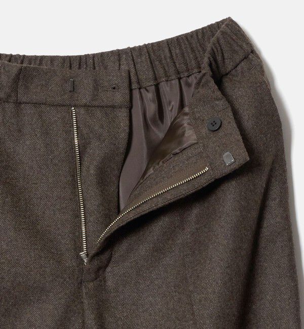 BEAUTY&YOUTH UNITED ARROWS「フラノ ワイド ストレートパンツ」|スラックス|