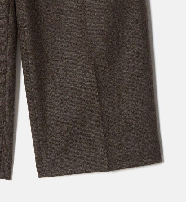 BEAUTY&YOUTH UNITED ARROWS「フラノ ワイド ストレートパンツ」|スラックス|