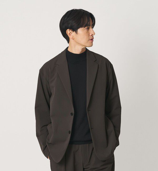 BEAUTY&YOUTH UNITED ARROWS「KOMATSU PACK URK リラックス ジャケット ストレッチ セットアップ対応 裏起毛」|テーラードジャケット|