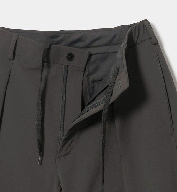 BEAUTY&YOUTH UNITED ARROWS「KOMATSU PACK URK 1プリーツ テーパード パンツ NO.9 ストレッチ セットアップ対応 裏起毛」|チノ|