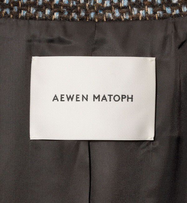 AEWEN MATOPH「＜AEWEN MATOPH＞ツイード パワーショルダー ジャケットコート」|テーラードジャケット|