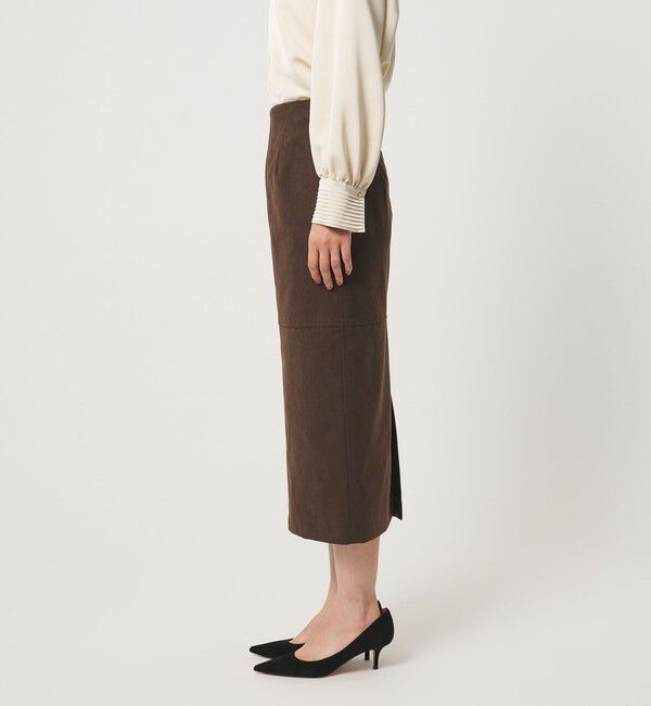 UNITED ARROWS「スエードライク タイトスカート ‐ウォッシャブル‐」|タイト|