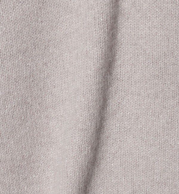 UNITED ARROWS「フォックス ウール ラメ Vネック ニット」|ニット・セーター|