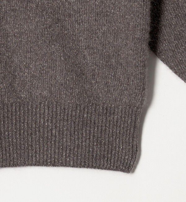 UNITED ARROWS「フォックス ウール ラメ Vネック ニット」|ニット・セーター|