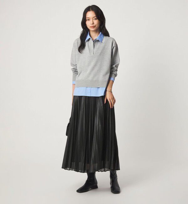 UNITED ARROWS green label relaxing「チンツ シアー プリーツ スカート」|スカート|