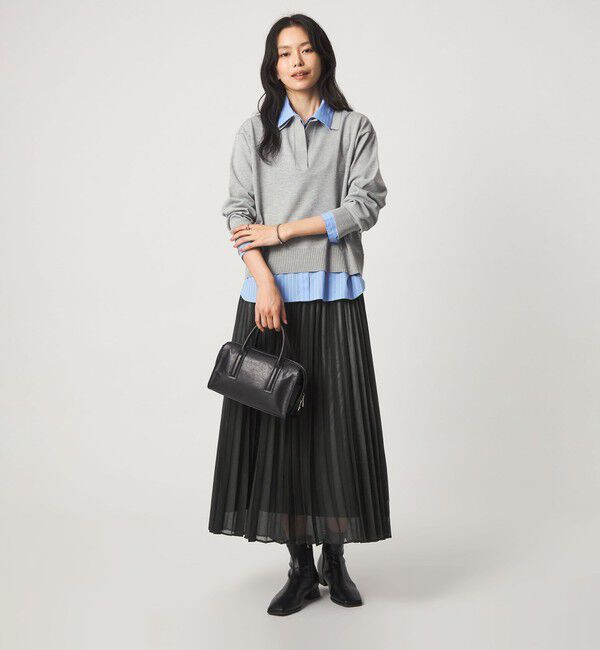 UNITED ARROWS green label relaxing「チンツ シアー プリーツ スカート」|スカート|