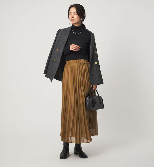 UNITED ARROWS green label relaxing「チンツ シアー プリーツ スカート」|スカート|