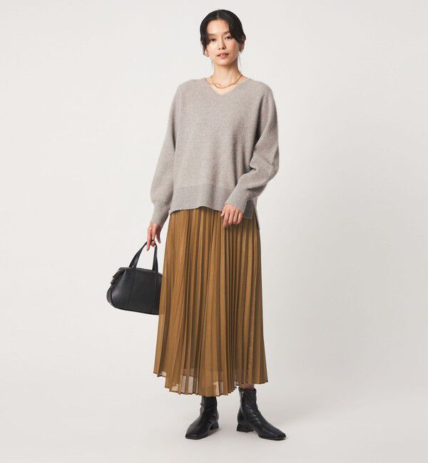 UNITED ARROWS green label relaxing「チンツ シアー プリーツ スカート」|スカート|