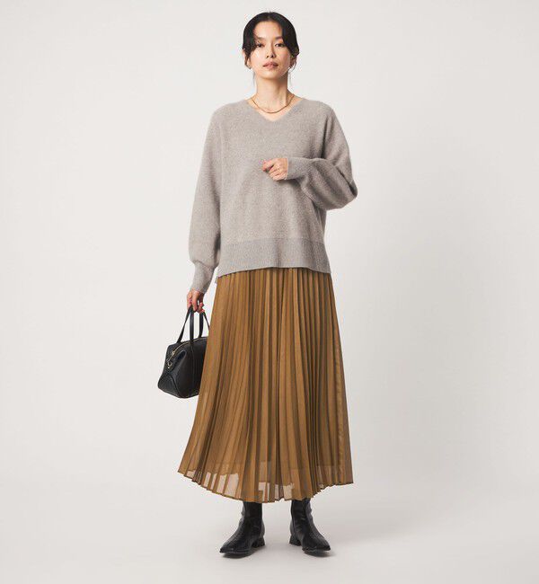 UNITED ARROWS green label relaxing「チンツ シアー プリーツ スカート」|スカート|