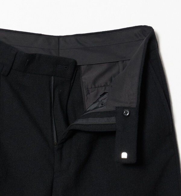 UNITED ARROWS green label relaxing「ホームスパン 2プリーツ ワイド スラックス」|スラックス|