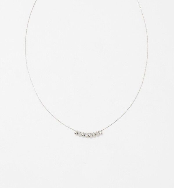 UNITED ARROWS green label relaxing「2WAY ボールパーツ スライドネックレス」|ネックレス|SILVER
