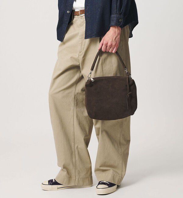 BEAUTY&YOUTH UNITED ARROWS「＜LA UNIQA＞スクエア スエード バッグ」|ショルダー・メッセンジャー|