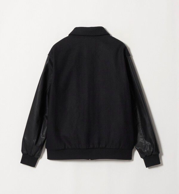 BEAUTY&YOUTH UNITED ARROWS「【WEB限定 WARDROBE SMART】ブラックメルトン レザーライク ジップ ブルゾン」|その他|