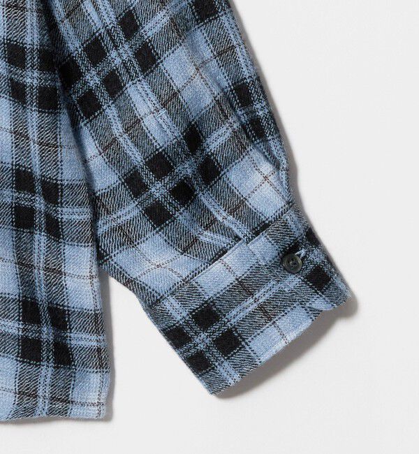 BEAUTY&YOUTH UNITED ARROWS「ウールブレンド チェック レギュラー シャツ GRANDE型」|シャツ・ブラウス|