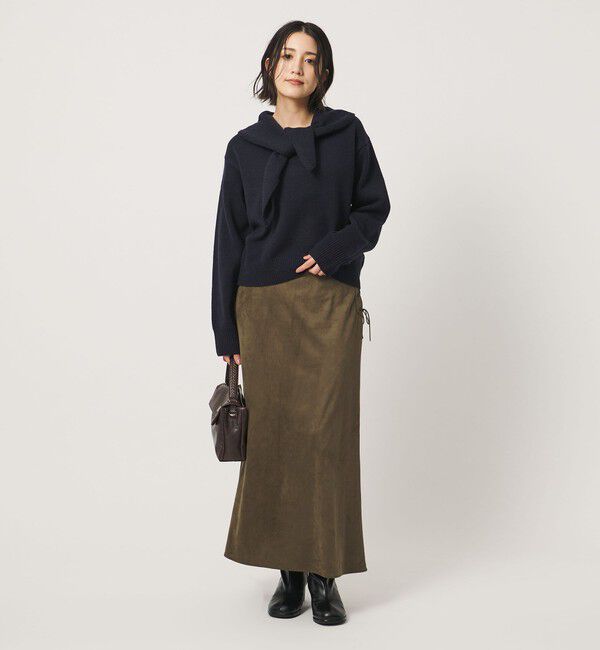 BEAUTY&YOUTH UNITED ARROWS「スエードライク サイドレースアップ マーメイドスカート」|スカート|