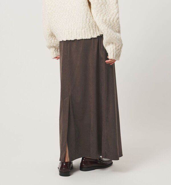 BEAUTY&YOUTH UNITED ARROWS「スエードライク サイドレースアップ マーメイドスカート」|スカート|