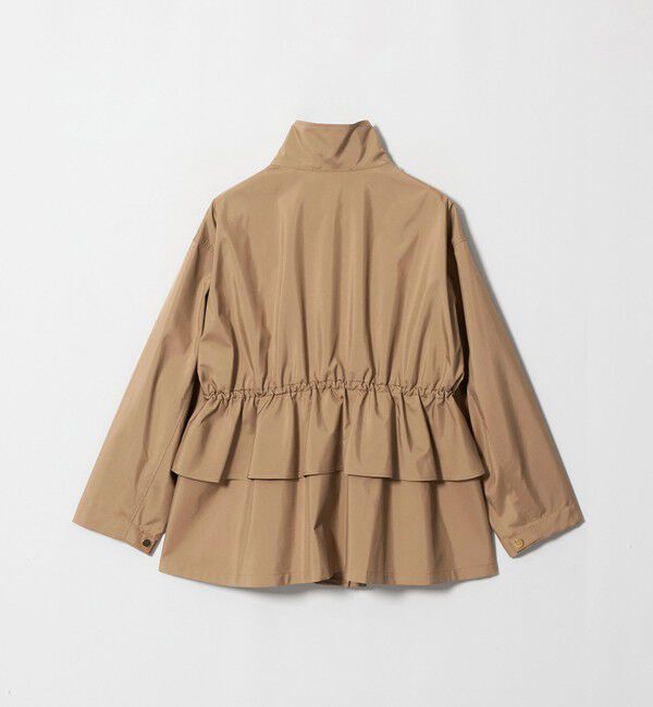 UNITED ARROWS「タフタ ペプラム フリル ブルゾン ‐はっ水‐」|ブルゾン・スタジャン|