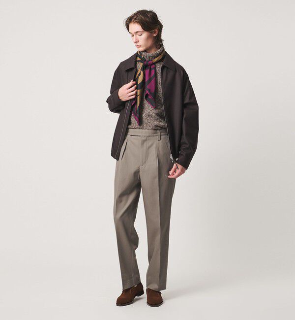 UNITED ARROWS「ウーステッドカルゼ ミリタリー トラウザーズ」|スラックス|