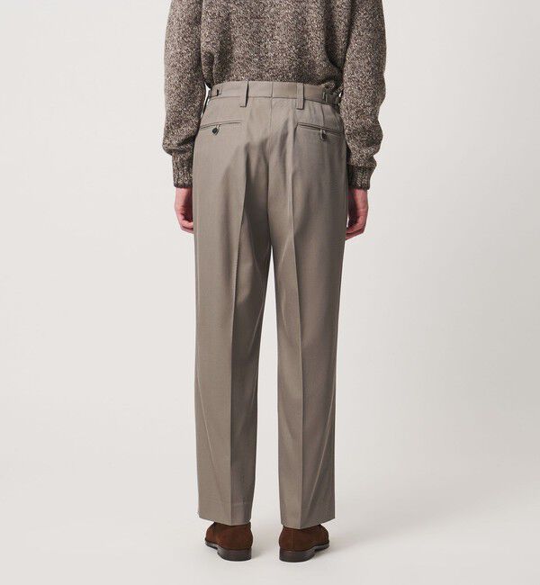 UNITED ARROWS「ウーステッドカルゼ ミリタリー トラウザーズ」|スラックス|