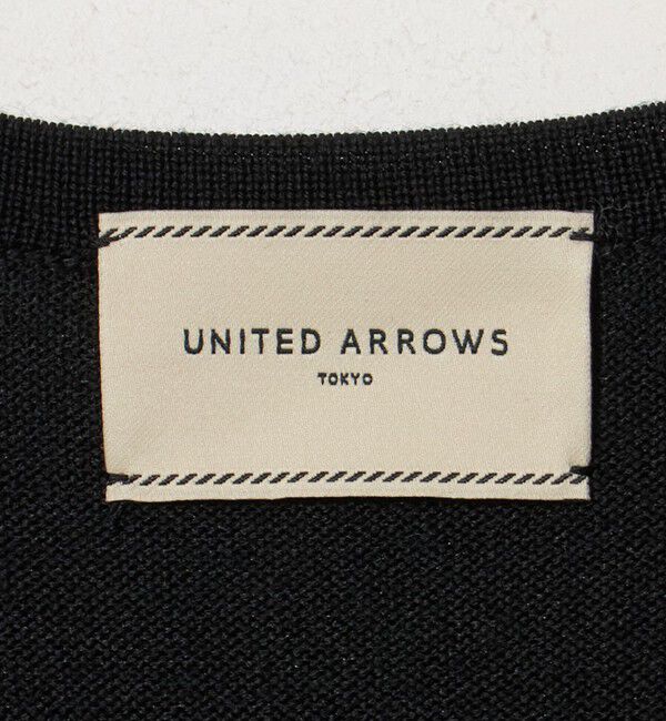 UNITED ARROWS「ファーリー Vネック ニット」|ニット・セーター|