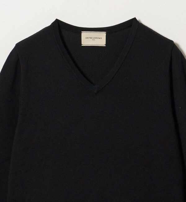 UNITED ARROWS「ファーリー Vネック ニット」|ニット・セーター|