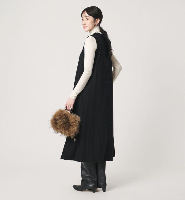 UNITED ARROWS「タック フリル ジャンパースカート」|ジャンパースカート|