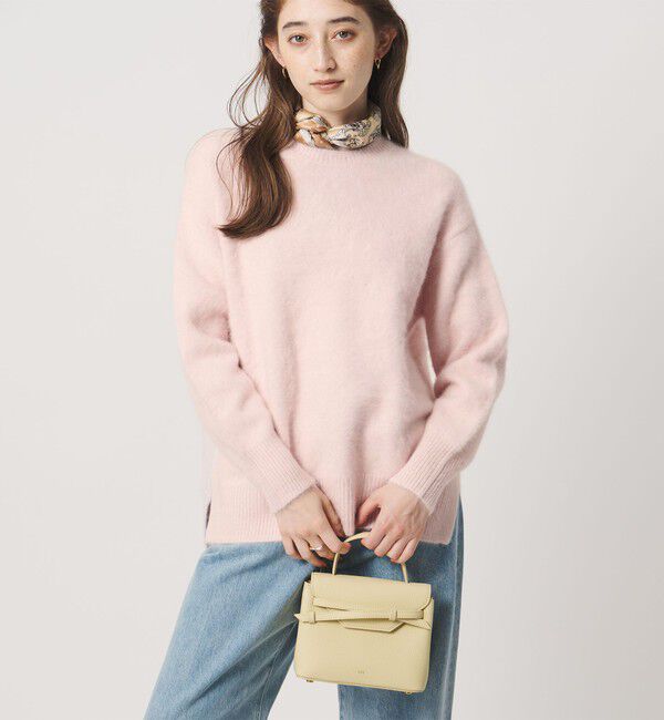 UNITED ARROWS「フォックスカシミヤ スパンコール クルーネック ニット」|ニット・セーター|