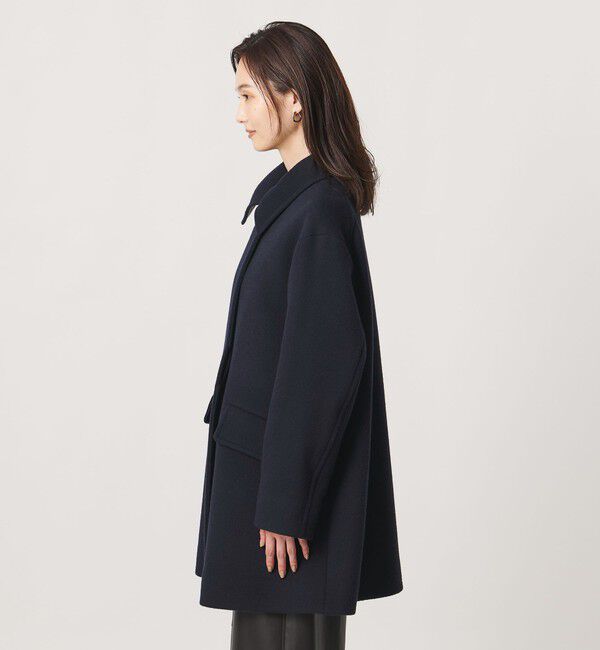 UNITED ARROWS「２WAYカラー ミドルコート」|ステンカラーコート|